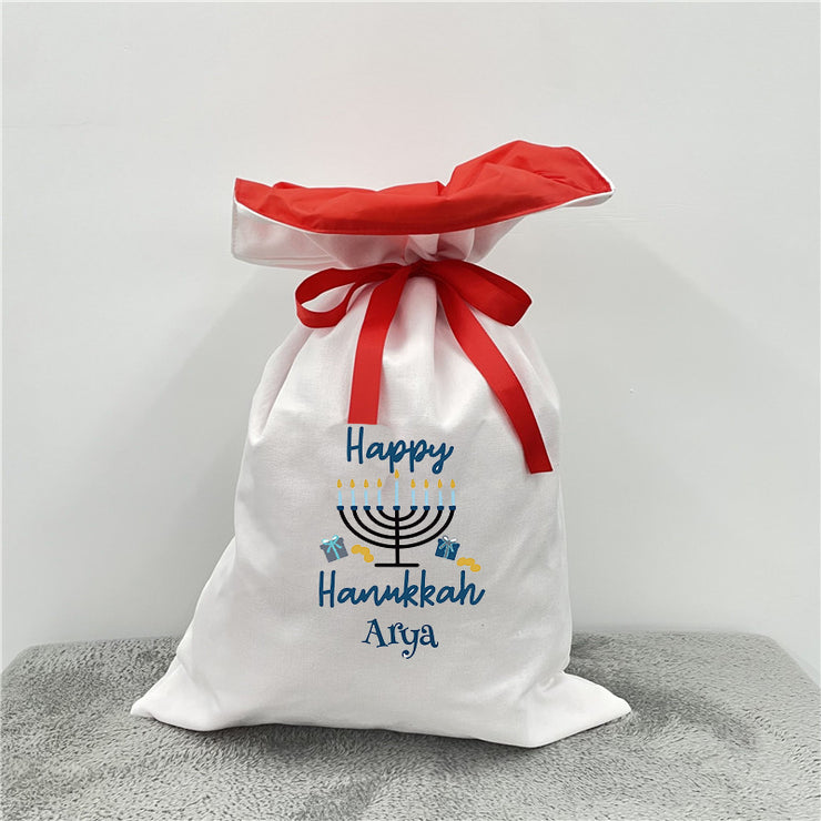 Hanukkah Gift Bag, Hanukkah Gift Sack, Chanukah Gift Bag, Not vinyl will not peel!