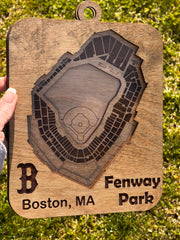 Baseball Stadium Wall Art, 3d engraved wood, Professional Baseball Team Gift, Baseball Team, Baseball Player