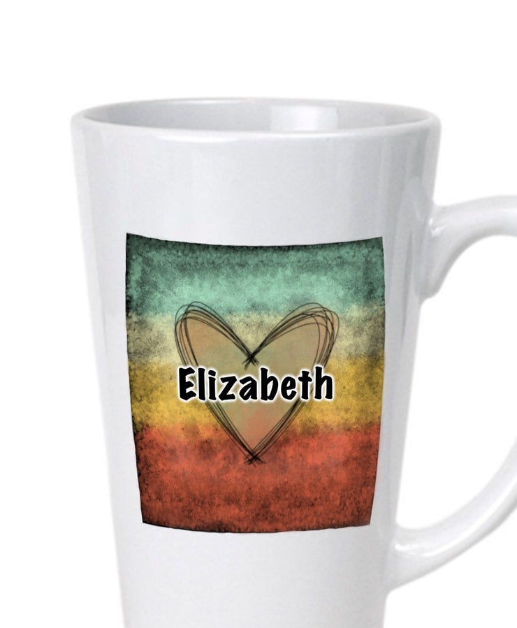 Personalized Name Oversized Latte Mug - 17oz, Best Friend Mug, Mom gift, Sister gift, BFF Bday, Birthday Gift, Mothers Day