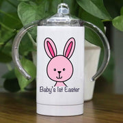Baby's 1st EASTER Design Stainless Steel Double Wall Baby Kids Sippy Cup with Spout 12oz