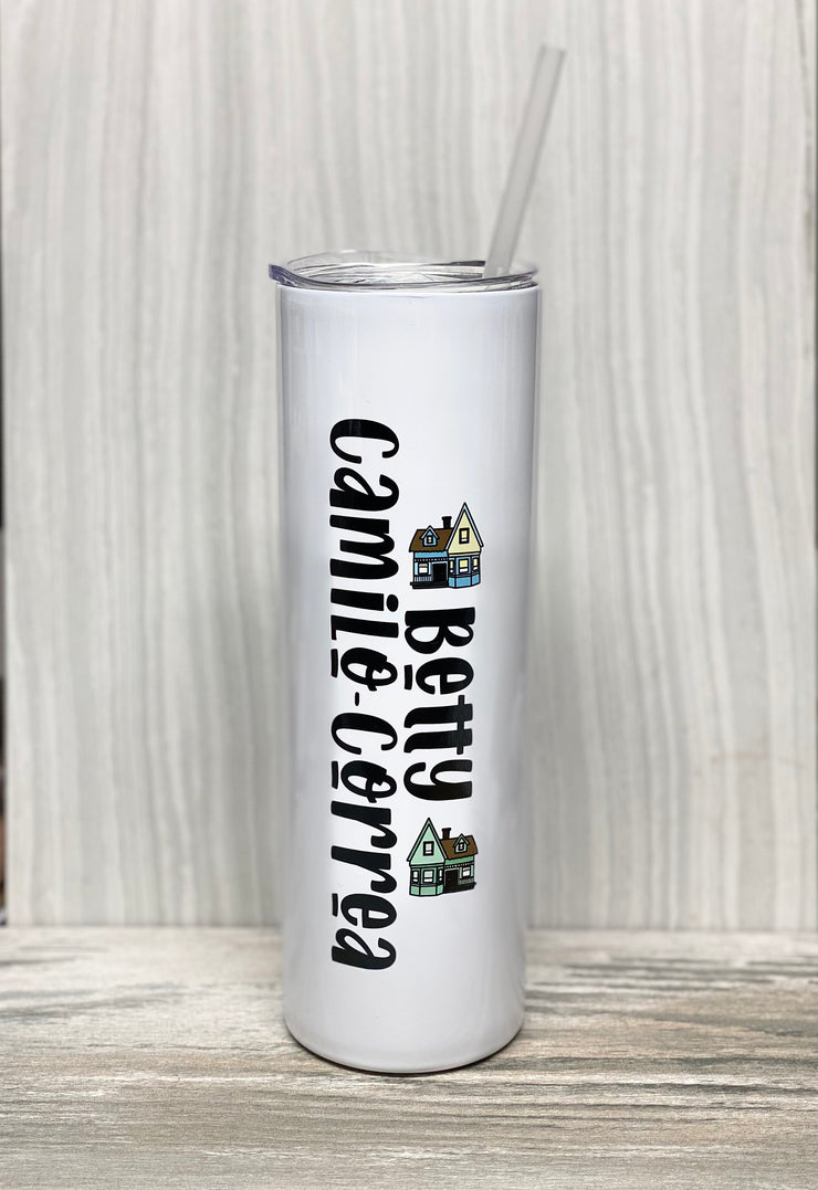 SOLD My Favorite Four Letter Word, Realtor Gift, Skinny Tumbler 30oz, Custom Gift, Realtor Cup, House for Sale, Realtor Name on Cup