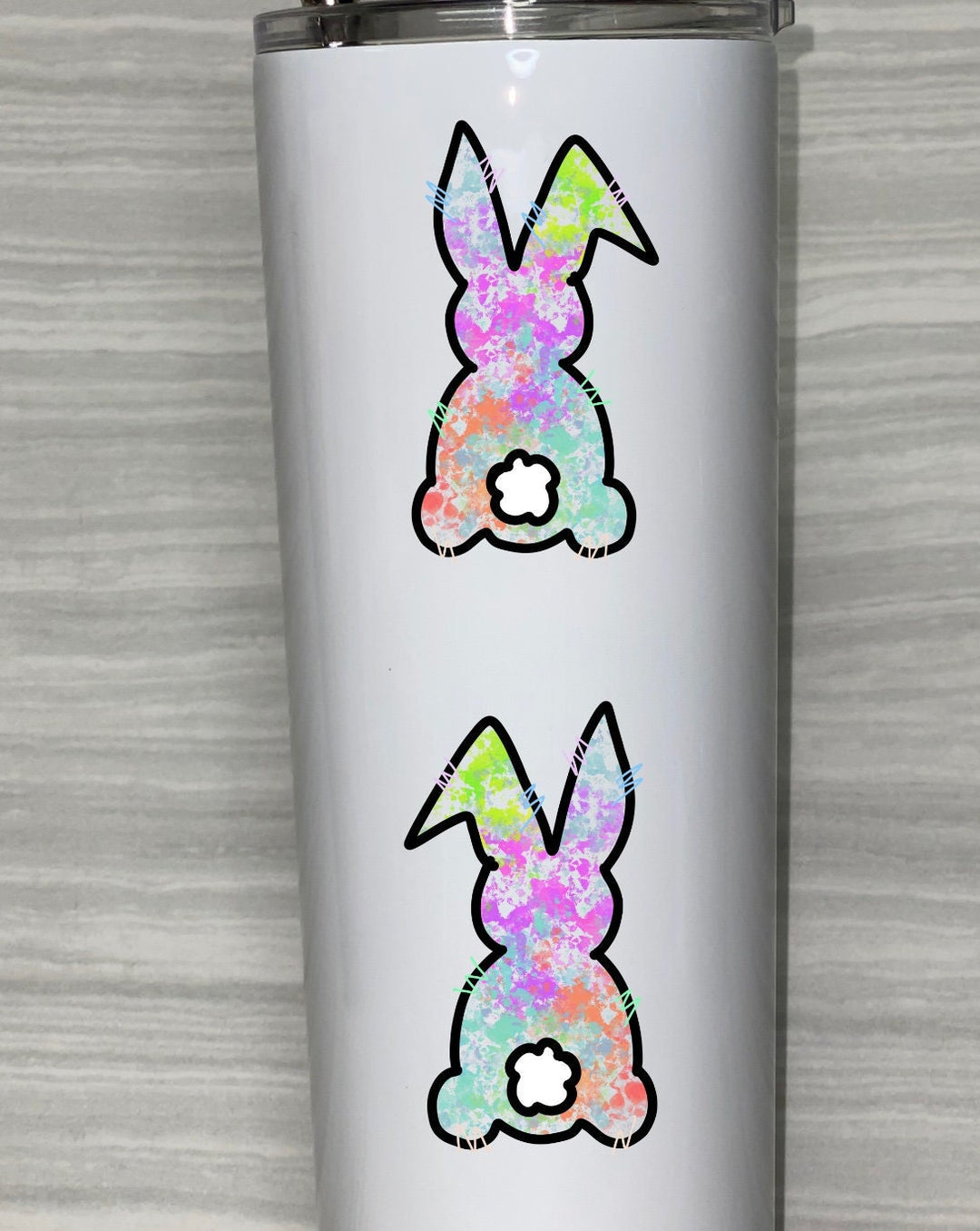 Easter Bunny Cup, Skinny Tumbler With Reusable Straw 20oz, UV Color Ch –  WICKED CRAFTY MOM SHOP