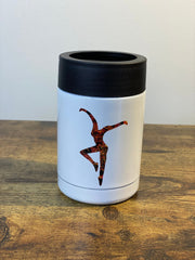 Band Inspired Dancer Can or Bottle Cooler, Keep Beers and Soda Cold, Stainless Steel Can or Bottle Cooler