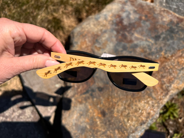 Personalized Wood Sun CCU glasses, Band Inspired, Custom sunglasses, Polarized wooden sunglasses